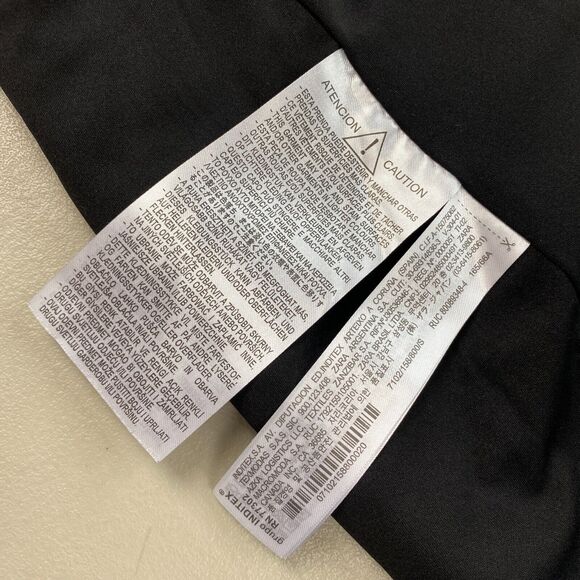 Zara Faux Leather Mini Skirt Women Small Black Quilted A Line Retro Y2K Pleather - Picture 11 of 12